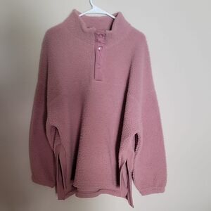 Womens Old Navy Active Sherpa Pull Over